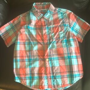 Boys short sleeve dress shirt - size S (5-6)